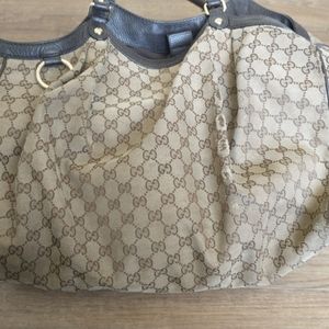 Authentic Gucci exlarge tote